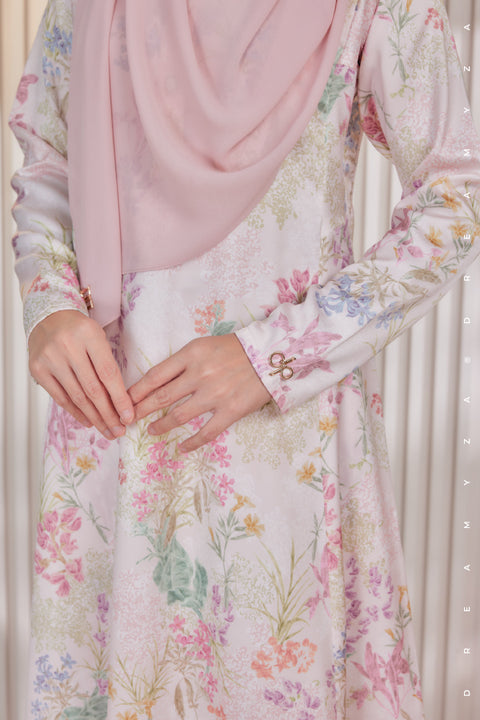 Akma Printed Silk Satin Riau Modern Kurung