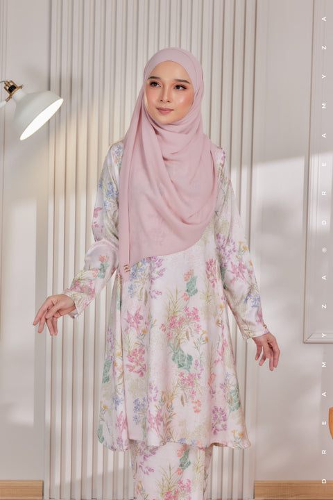Akma Printed Silk Satin Riau Modern Kurung