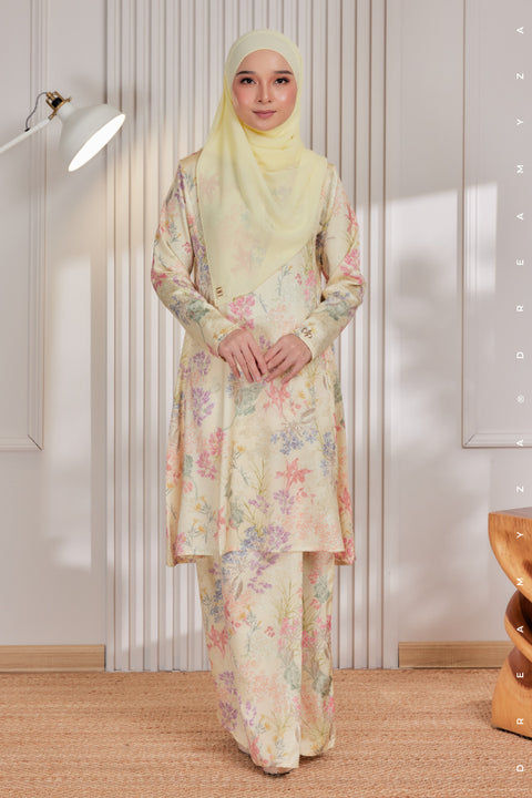 Akma Printed Silk Satin Riau Modern Kurung