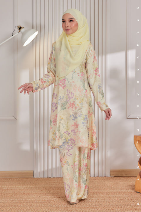 Akma Printed Silk Satin Riau Modern Kurung
