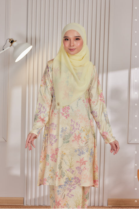 Akma Printed Silk Satin Riau Modern Kurung