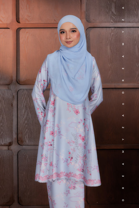 Akma Printed Silk Satin Riau Modern Kurung