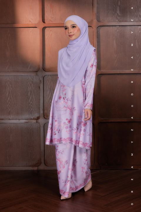 Akma Printed Silk Satin Riau Modern Kurung