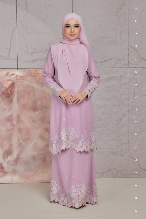 Aurelia Embroidered Chiffon Modern Kurung