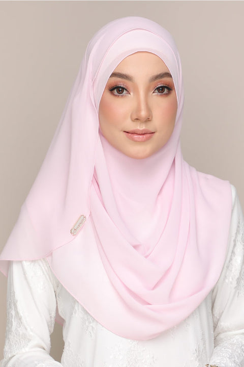 Aira Heavy Chiffon Double Loop Instant Shawl Tudung