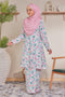 Alya Printed Riau Pahang Modern Kurung (Ironless)