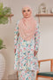 Alya Printed Riau Pahang Modern Kurung (Ironless)