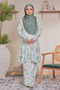 Alya Printed Riau Pahang Modern Kurung (Ironless)