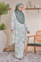 Alya Printed Riau Pahang Modern Kurung (Ironless)