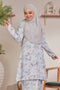 Alya Printed Riau Pahang Modern Kurung (Ironless)