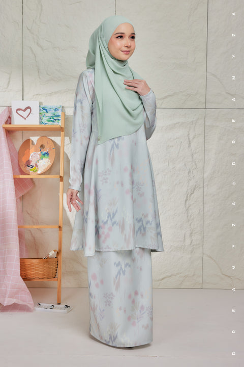 Bayu Printed Exclusive Heavy Chiffon Riau Modern Kurung
