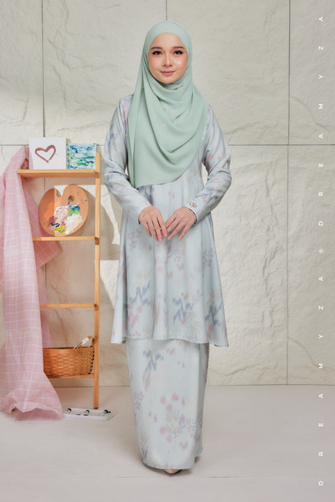 Bayu Printed Exclusive Heavy Chiffon Riau Modern Kurung