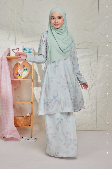 Bayu Printed Exclusive Heavy Chiffon Riau Modern Kurung