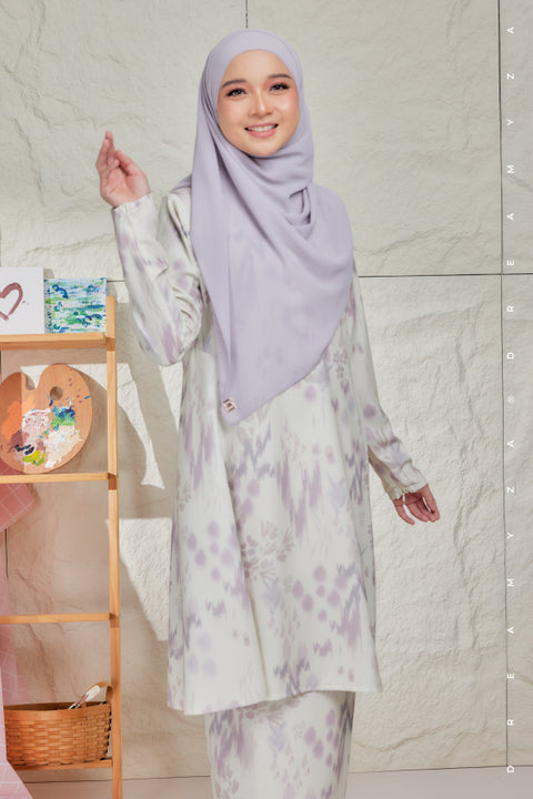 Bayu Printed Exclusive Heavy Chiffon Riau Modern Kurung
