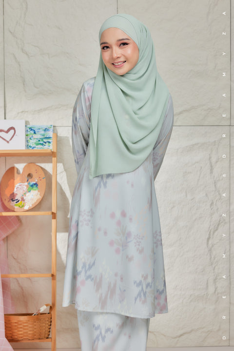Bayu Printed Exclusive Heavy Chiffon Riau Modern Kurung