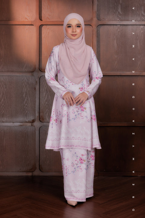 Akma Printed Silk Satin Riau Modern Kurung