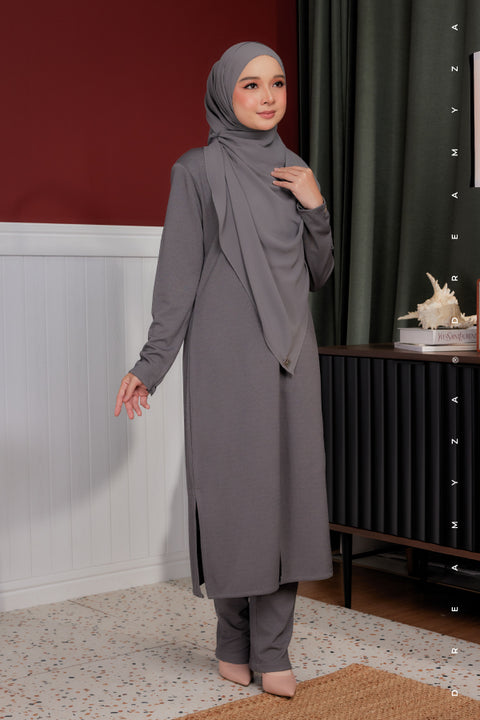 Ella Ironless PolyCotton Knitted Pant Suit