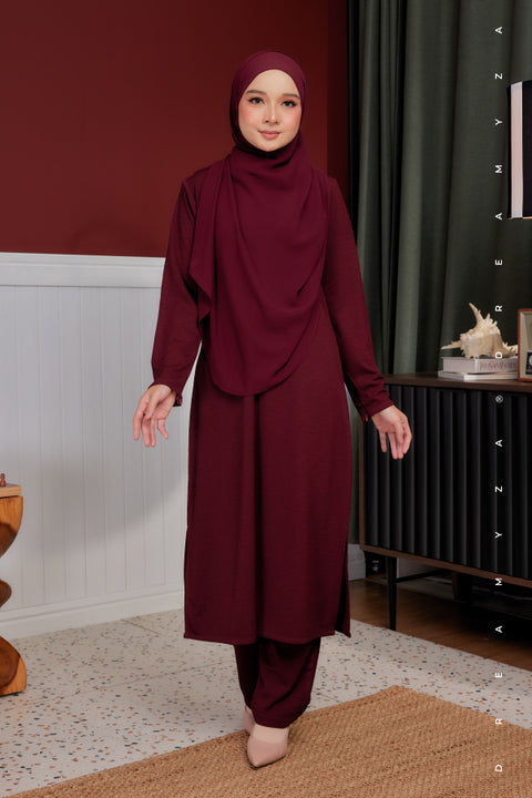 Ella Ironless PolyCotton Knitted Pant Suit