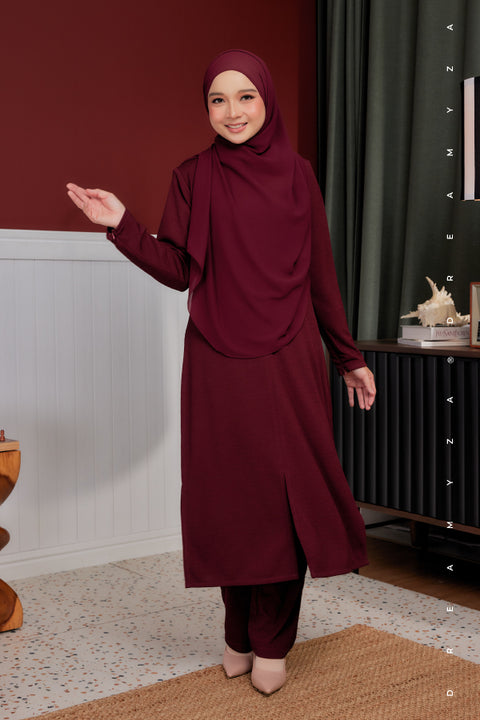 Ella Ironless PolyCotton Knitted Pant Suit