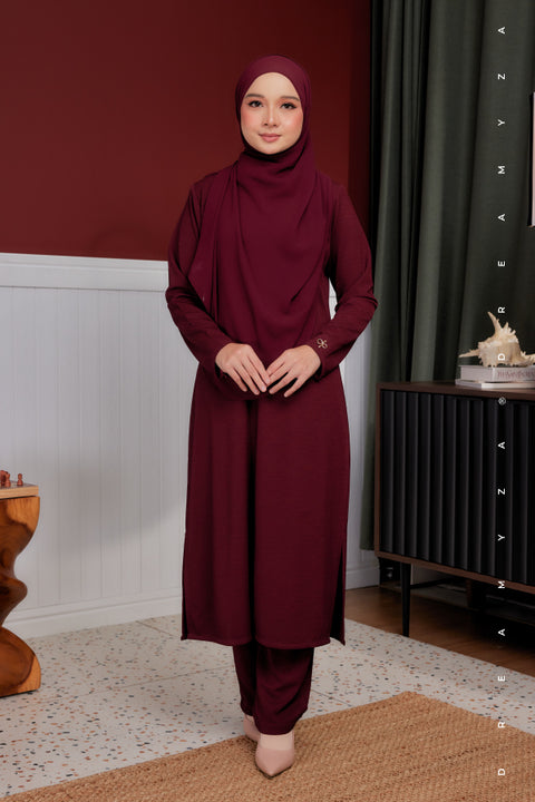 Ella Ironless PolyCotton Knitted Pant Suit