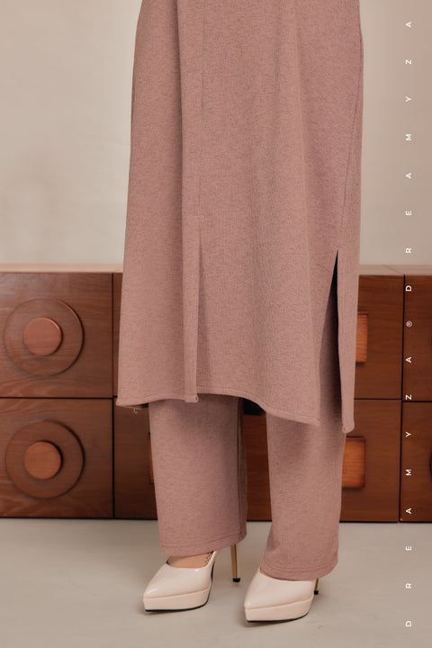 Ella Ironless PolyCotton Knitted Pant Suit