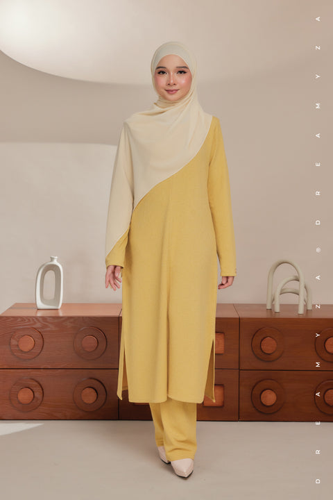 Ella Ironless PolyCotton Knitted Pant Suit