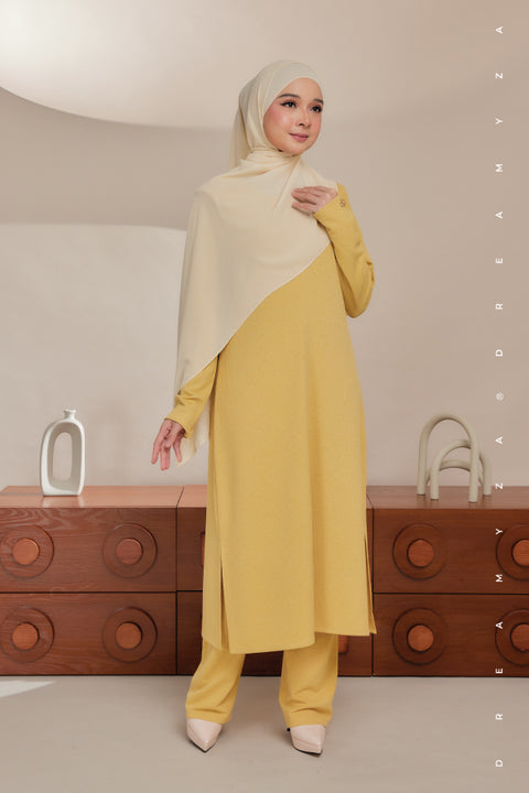 Ella Ironless PolyCotton Knitted Pant Suit