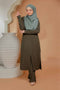 Ella Ironless PolyCotton Knitted Pant Suit