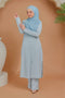 Ella Ironless PolyCotton Knitted Pant Suit