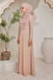 Erra Ironless PolyCotton Knitted Jubah Dress