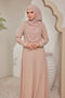 Erra Ironless PolyCotton Knitted Jubah Dress