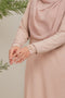 Erra Ironless PolyCotton Knitted Jubah Dress