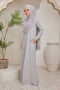 Erra Ironless PolyCotton Knitted Jubah Dress