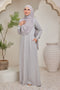 Erra Ironless PolyCotton Knitted Jubah Dress