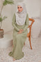 Erra Ironless PolyCotton Knitted Jubah Dress