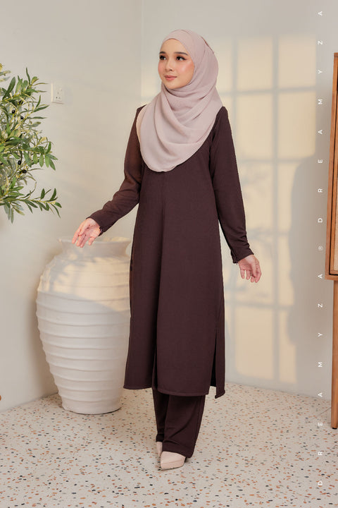 Ella Ironless PolyCotton Knitted Pant Suit