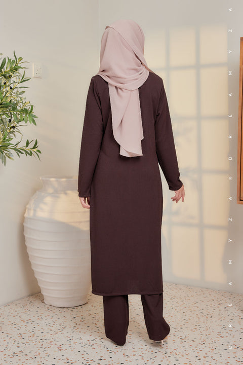 Ella Ironless PolyCotton Knitted Pant Suit