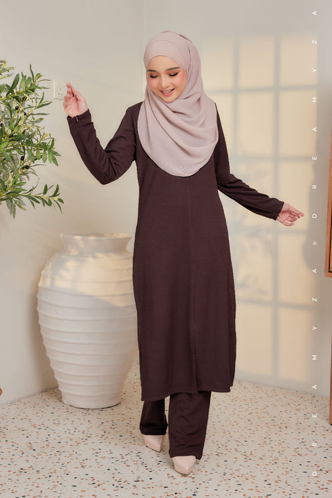 Ella Ironless PolyCotton Knitted Pant Suit
