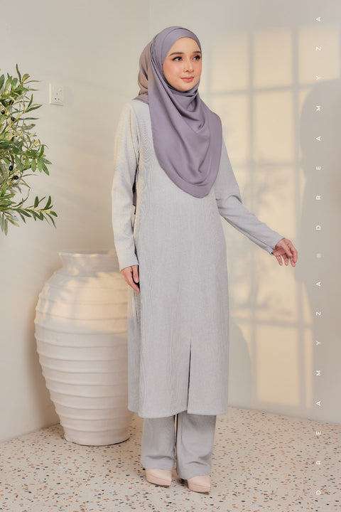 Ella Ironless PolyCotton Knitted Pant Suit