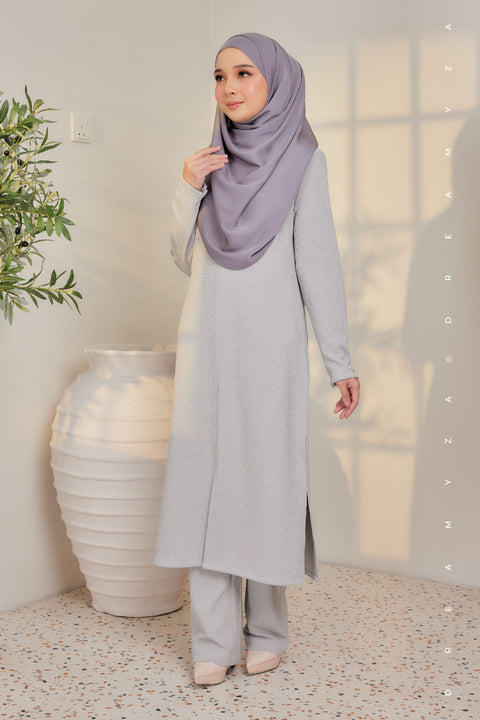 Ella Ironless PolyCotton Knitted Pant Suit