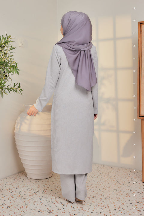 Ella Ironless PolyCotton Knitted Pant Suit