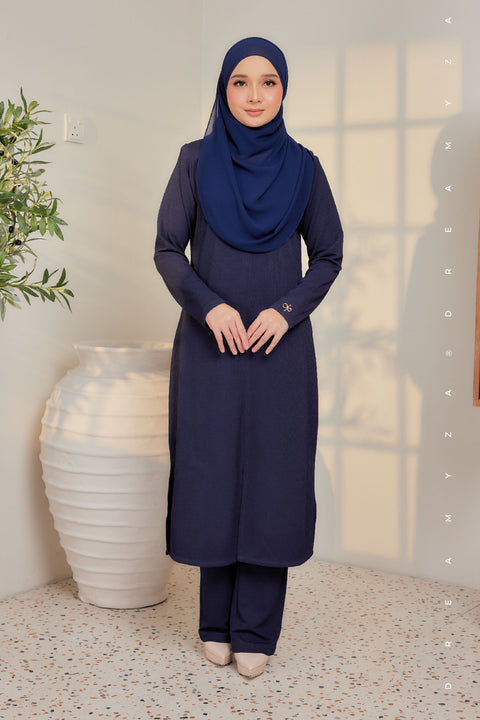 Ella Ironless PolyCotton Knitted Pant Suit