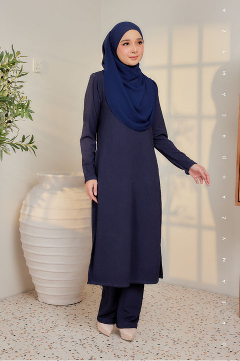 Ella Ironless PolyCotton Knitted Pant Suit