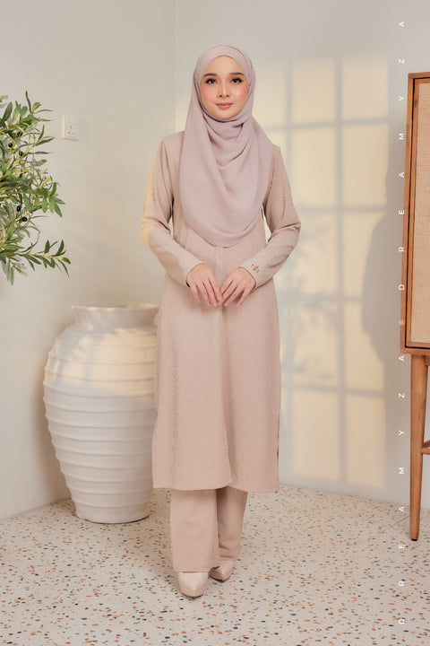 Ella Ironless PolyCotton Knitted Pant Suit