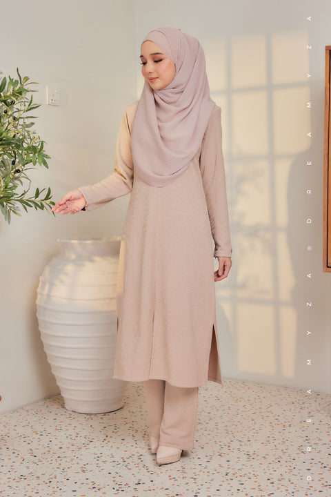 Ella Ironless PolyCotton Knitted Pant Suit