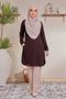 Lana Ironless PolyCotton Knitted Long Top Blouse