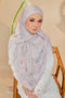 Blooming Garden Series in Miracle [Premium Printed Korean Chiffon Shawl]