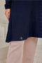 Lily Ironless Cotton Knitted Long Top Blouse