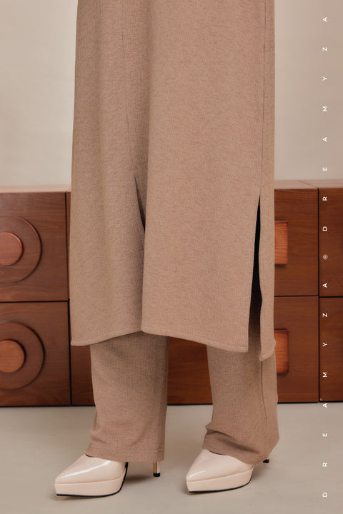 Ella Ironless PolyCotton Knitted Pant Suit