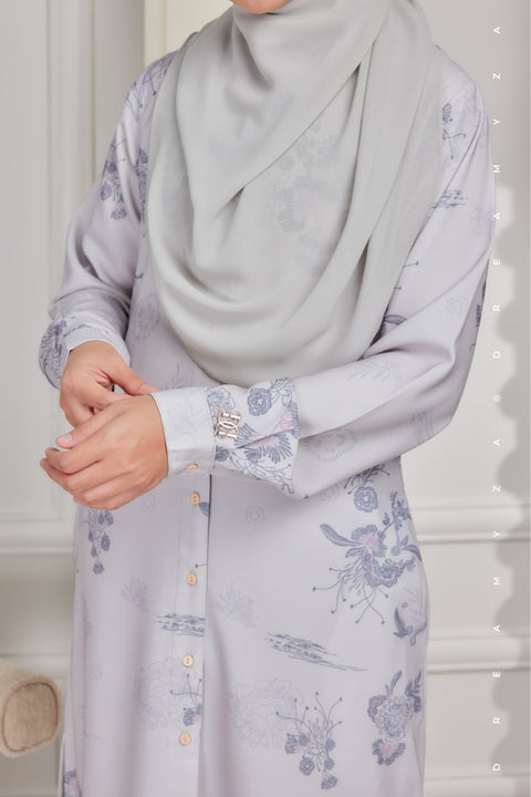 Mysa Printed Exclusive Heavy Chiffon Crepe Long Blouse